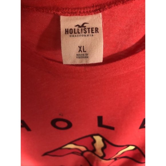 Hollister Men’s T-Shirt Extra Large Orange - Picture 10 of 10